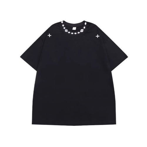 Necklace Embroidered T-Shirt - Thrashink