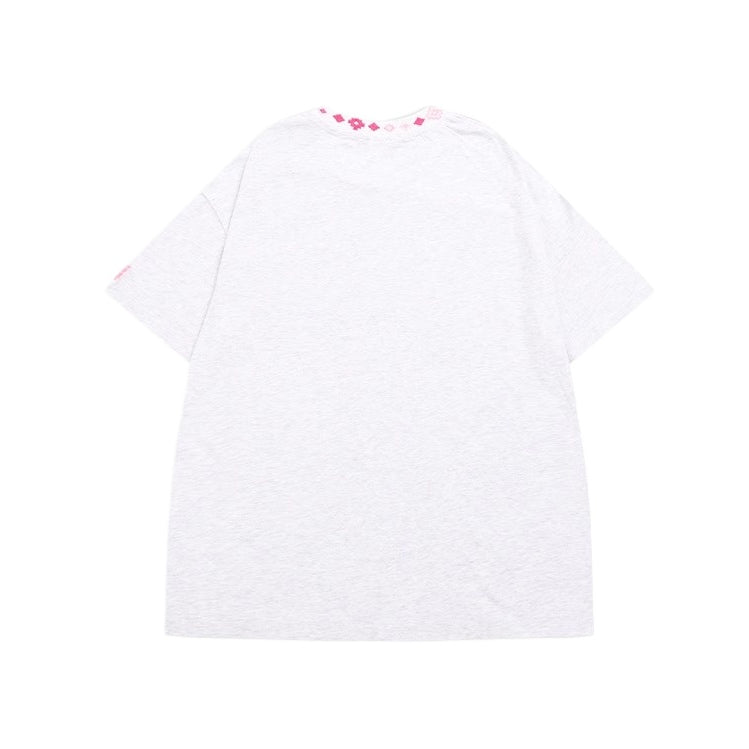 Necklace Embroidered T-Shirt - Thrashink