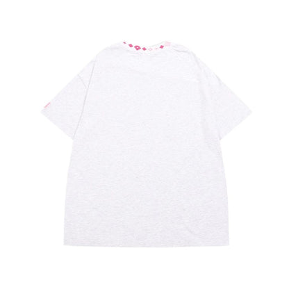 Necklace Embroidered T-Shirt - Thrashink