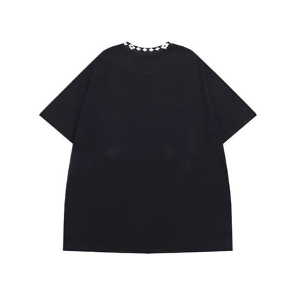 Necklace Embroidered T-Shirt - Thrashink