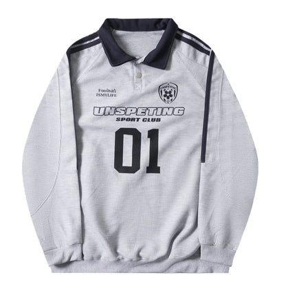 No. 01 Retro Sports Polo Shirt - Thrashink