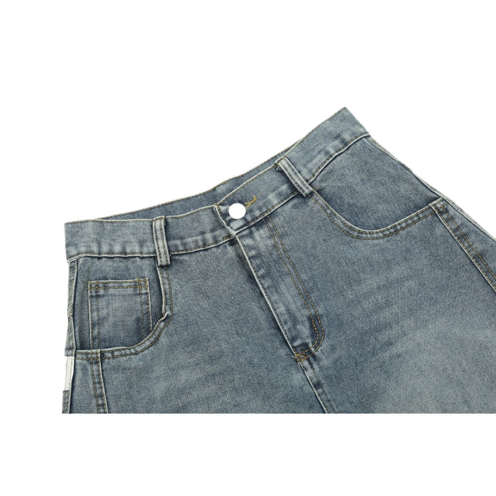 Nostalgic Graphic Print Jeans - Thrashink