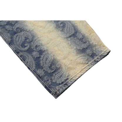 Paisley Gradient Wide - Leg Jeans - Thrashink