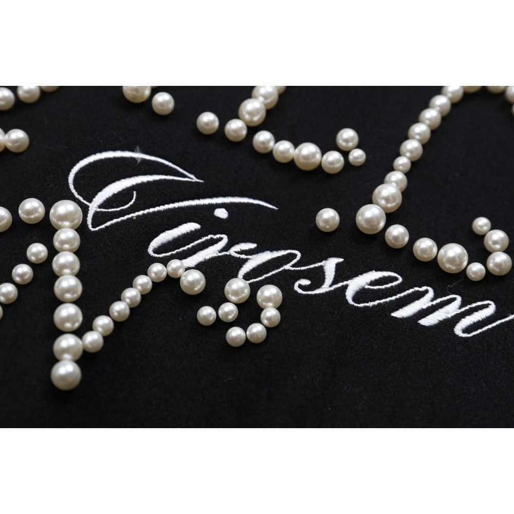 Pearl Lettered Varsity Jacket - Thrashink