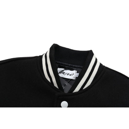 Pearl Lettered Varsity Jacket - Thrashink