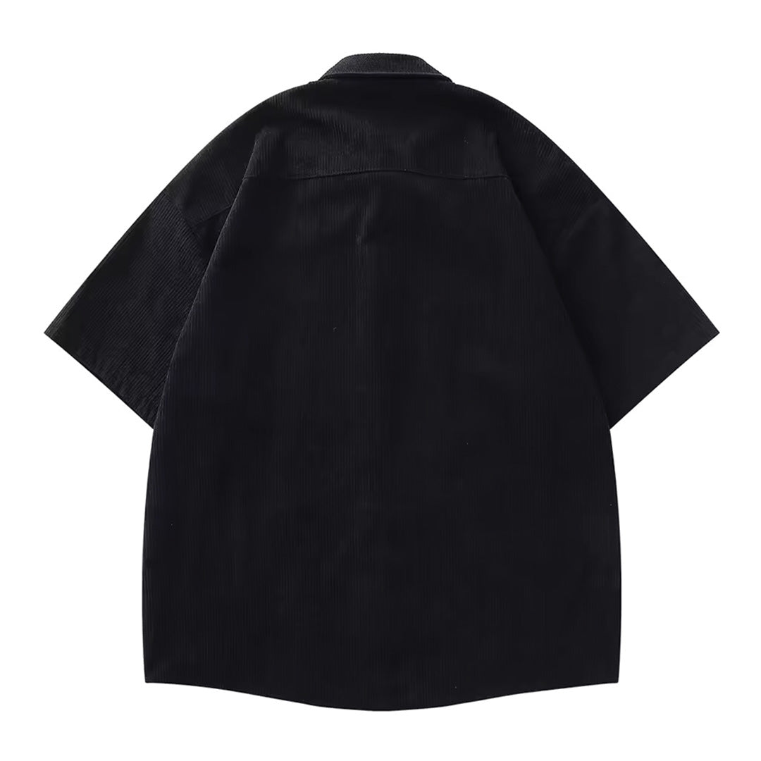 Pinned Rose Poplin Shirts - Thrashink