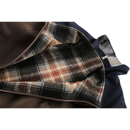 Plaid Two - way Wear Jacket - Thrashink