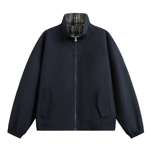 Plaid Two - way Wear Jacket - Thrashink