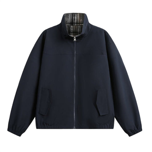 Plaid Two - way Wear Jacket - Thrashink