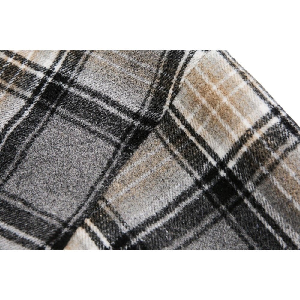 Plaid Two - way Wear Jacket - Thrashink