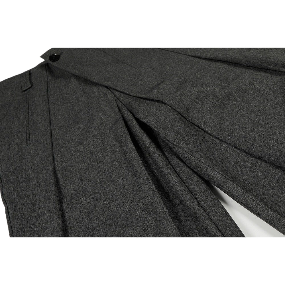 Pleated Straight - leg Casual Suit Pants - Thrashink