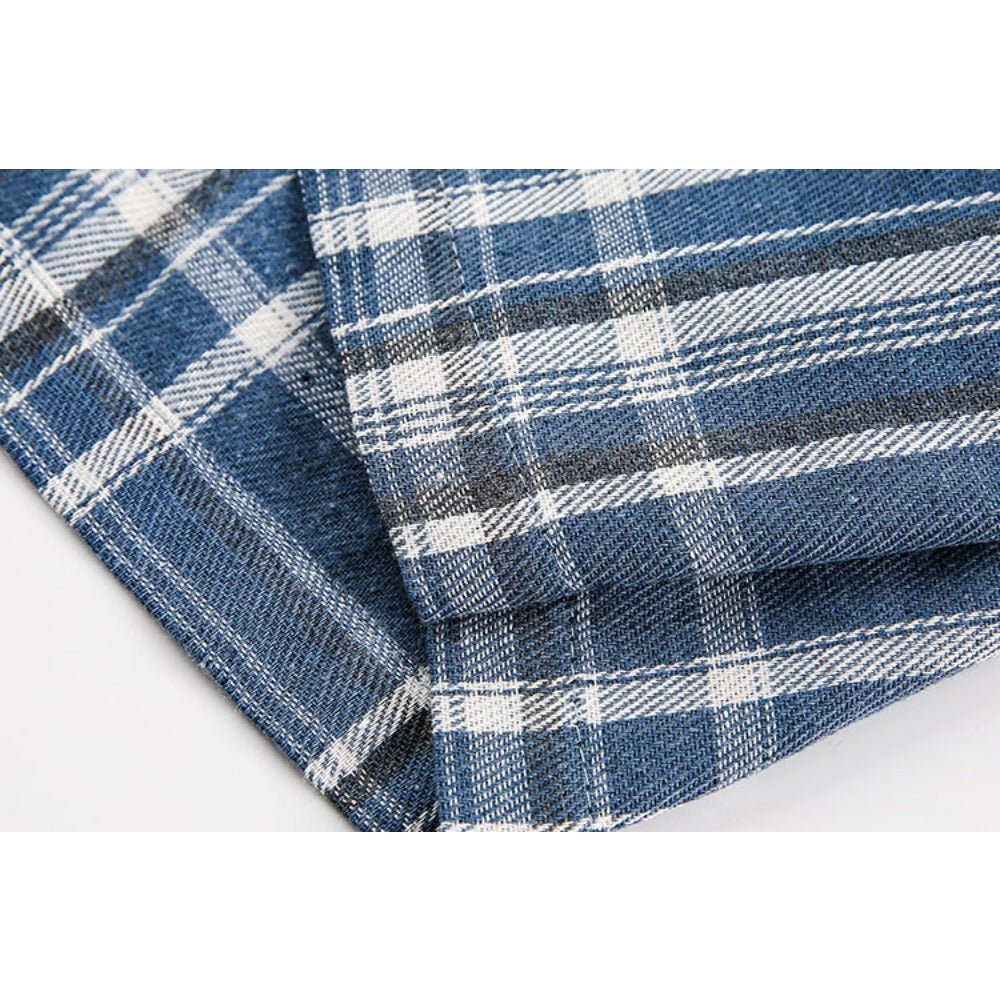 Portrait Graffiti Plaid Shirt - Thrashink