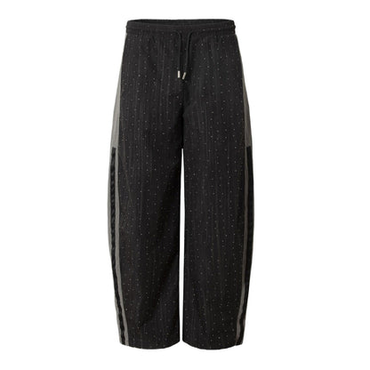 Printed Rhinestone Sport Pants - Thrashink