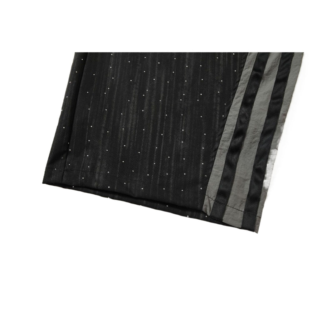 Printed Rhinestone Sport Pants - Thrashink