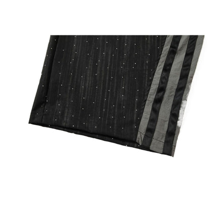 Printed Rhinestone Sport Pants - Thrashink