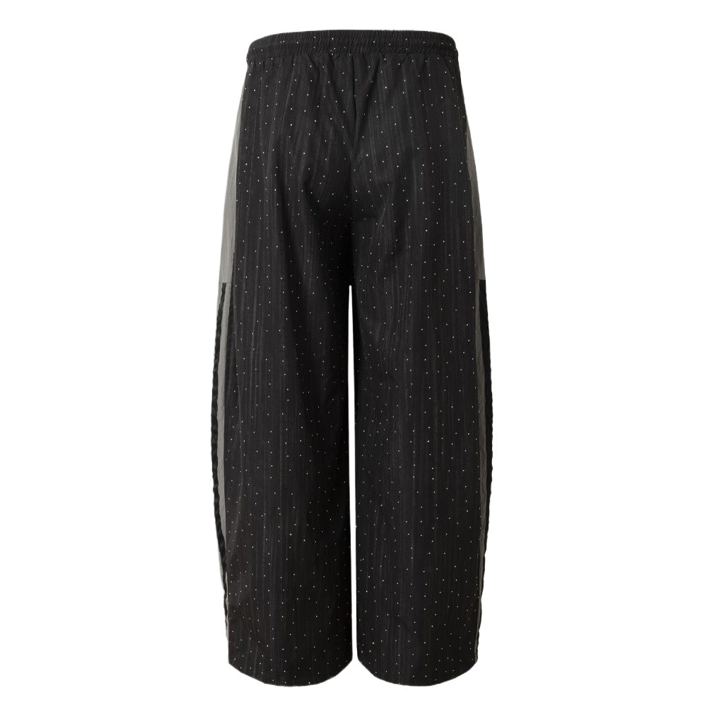 Printed Rhinestone Sport Pants - Thrashink