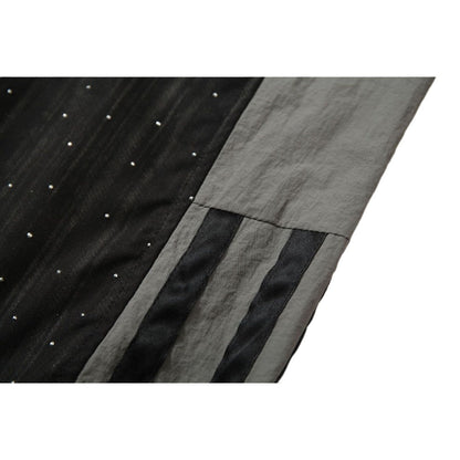 Printed Rhinestone Sport Pants - Thrashink