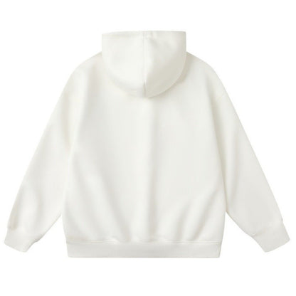 Rainbow Piano Keys Embellished Hoodie - Thrashink