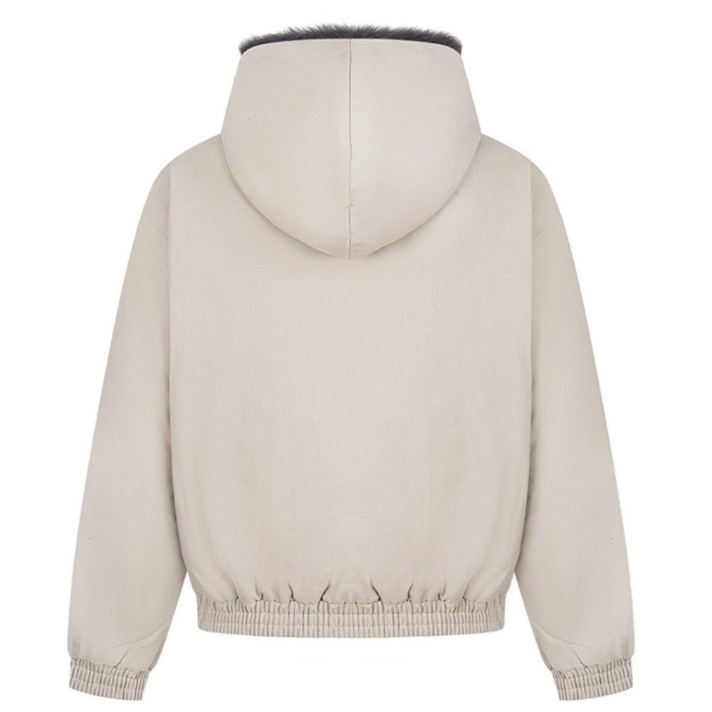 Rebel Flame Skull Cotton Bomber Jacket - Thrashink