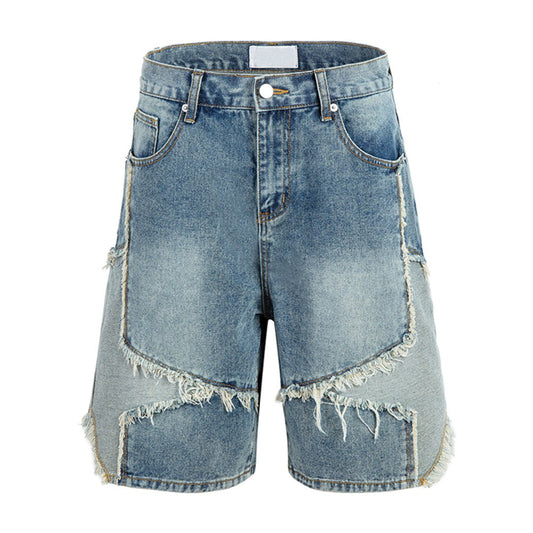 Rebel Star Denim Shorts - Thrashink