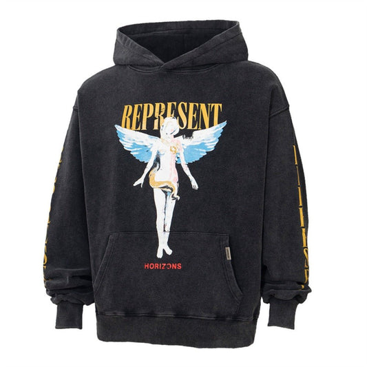REPRESENT Angel Border Hoodie - Thrashink