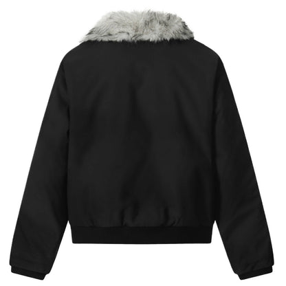 Retro Dirty - dyed Color - blocked Padded Jacket - Thrashink