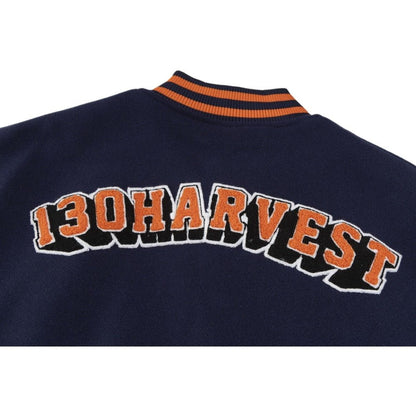 Retro Embroidered Varsity Jacket - Thrashink