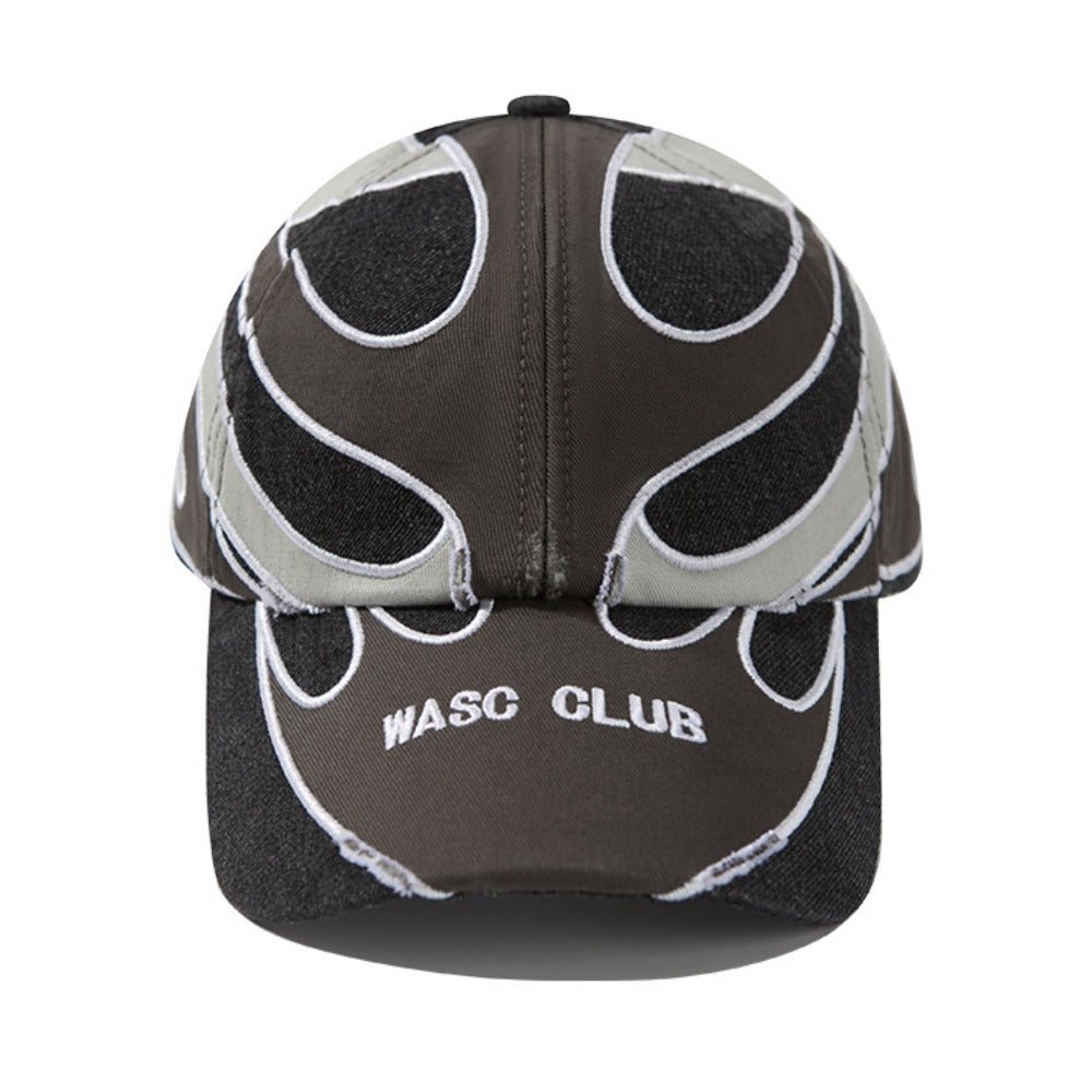 Retro Flame Embroider Baseball Cap - Thrashink
