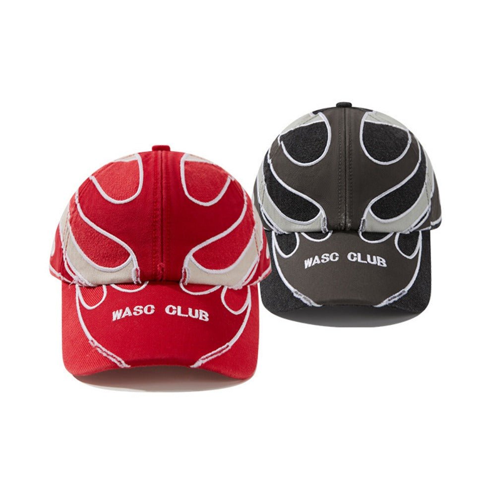 Retro Flame Embroider Baseball Cap - Thrashink