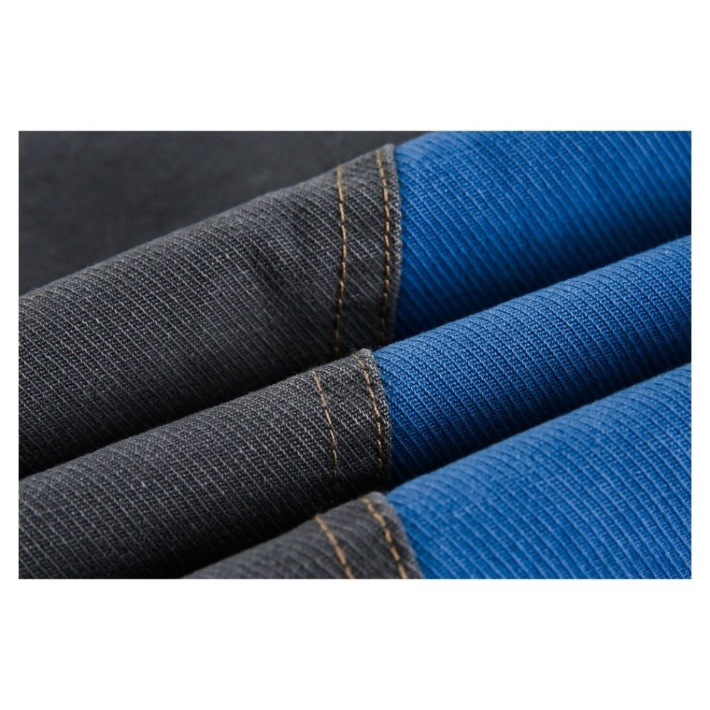 Retro Multi - color Patchwork Contrast Jacket - Thrashink