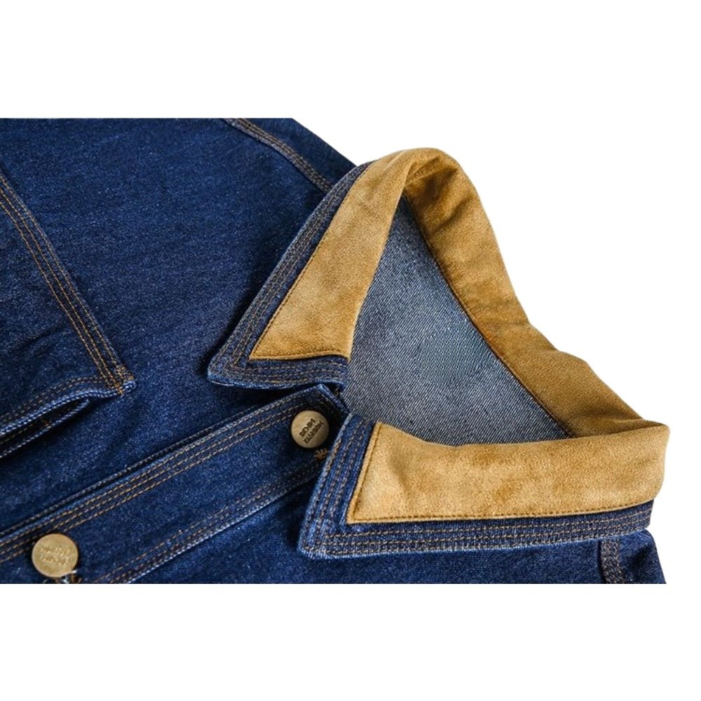 Retro Multi - pocket Denim Jacket - Thrashink