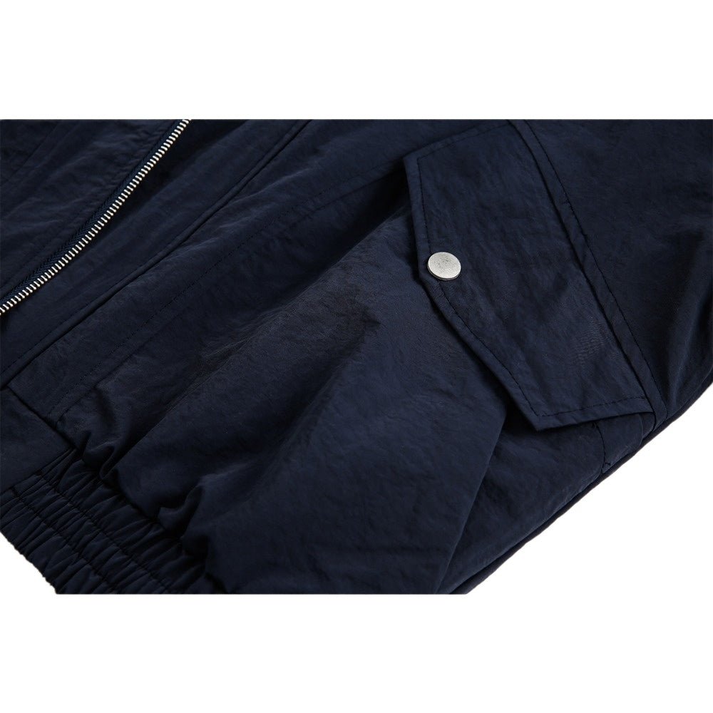 Retro Patchwork Fake Two - piece Work Jacket - Thrashink