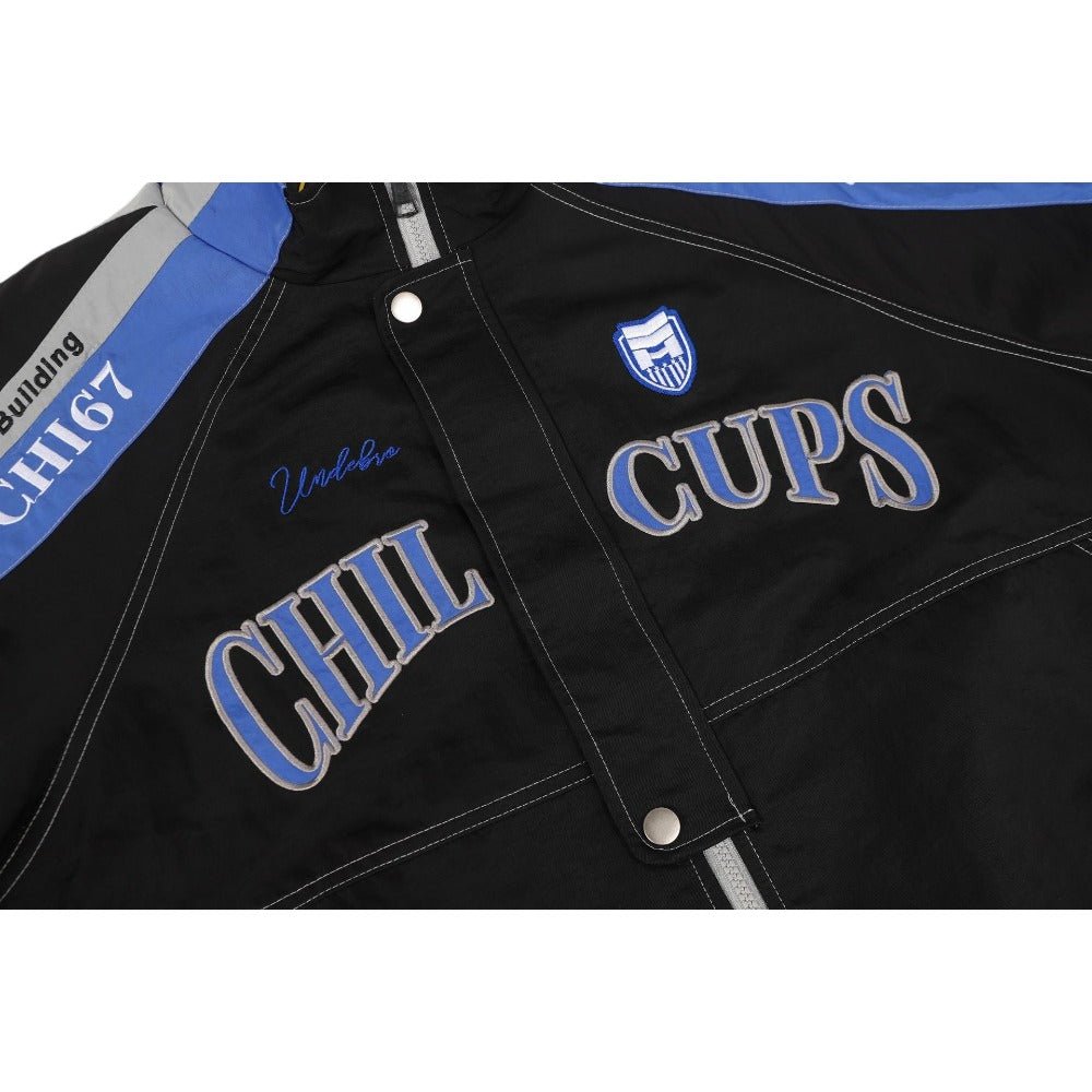 Retro Racing Style Jacket - Thrashink