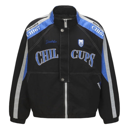 Retro Racing Style Jacket - Thrashink