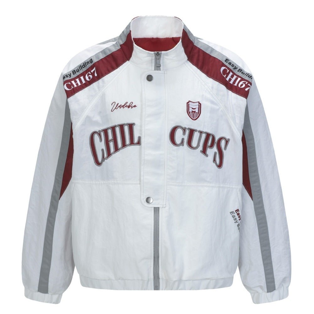 Retro Racing Style Jacket - Thrashink