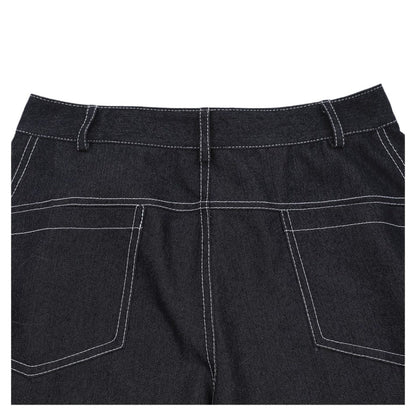 Retro Silhouette Wide - leg Jeans - Thrashink