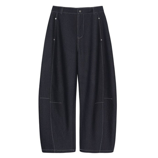 Retro Silhouette Wide - leg Jeans - Thrashink