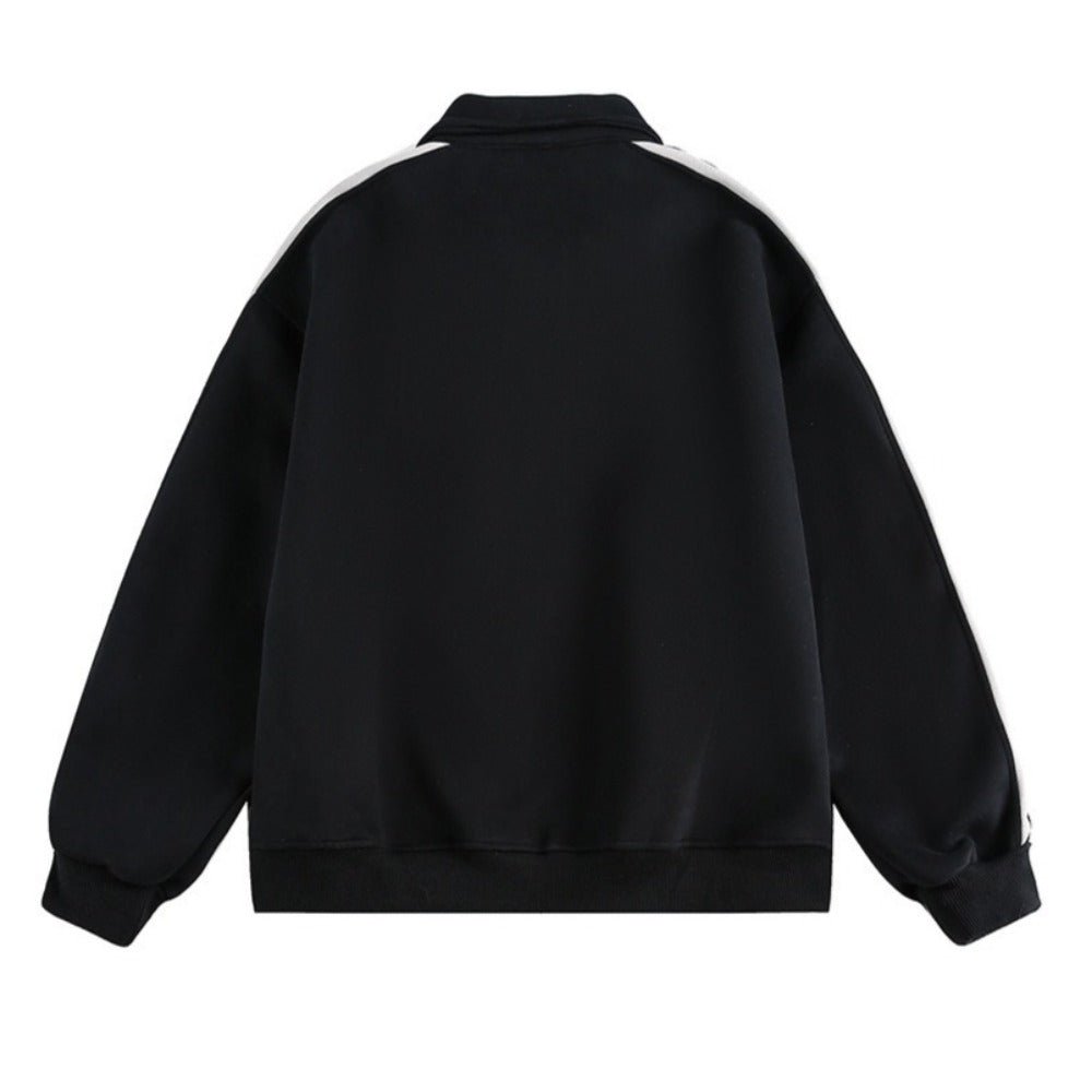 Retro Stripe Track Jacket - Thrashink