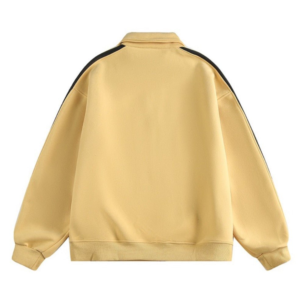 Retro Stripe Track Jacket - Thrashink