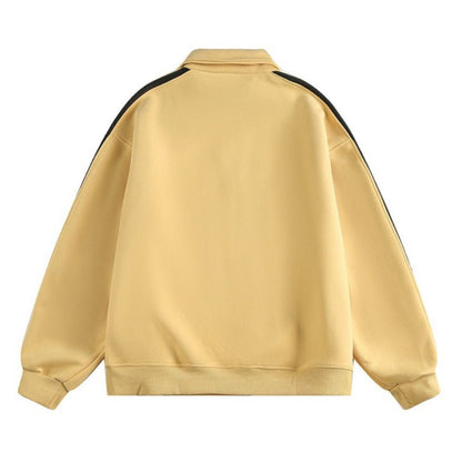 Retro Stripe Track Jacket - Thrashink