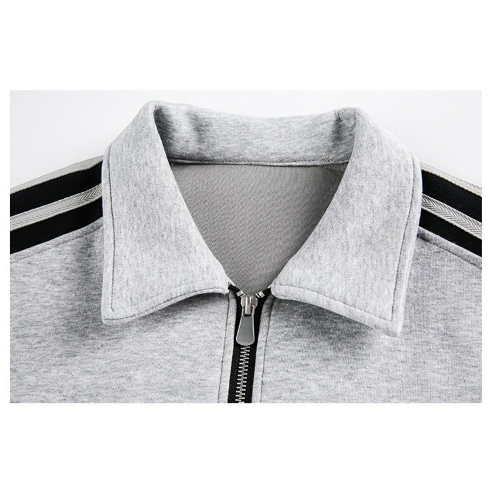 Retro Stripe Track Jacket - Thrashink