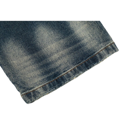 Retro Washed Paint Splattered Jeans - Thrashink