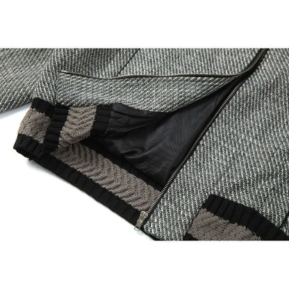 Retro Woven Lapel Jacket - Thrashink