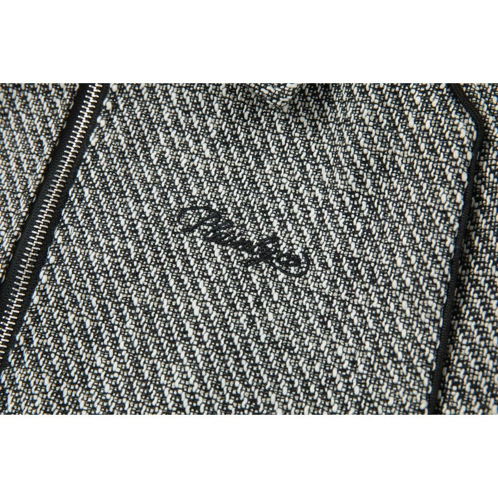 Retro Woven Lapel Jacket - Thrashink