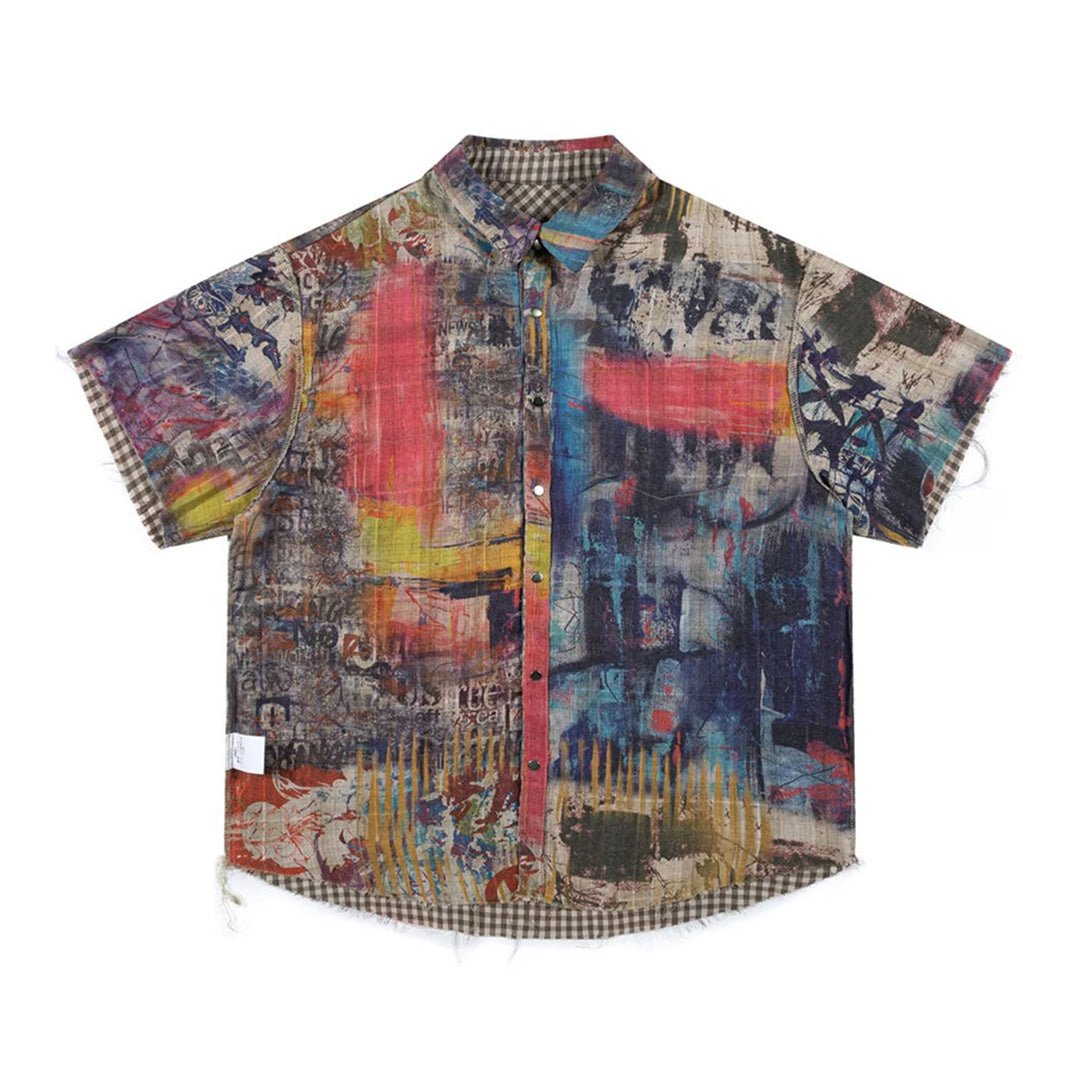 Reversible Short Sleeve Shirt - Thrashink