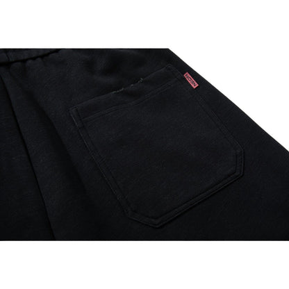 Rhinestone Gradient Washed Sweatpants - Thrashink