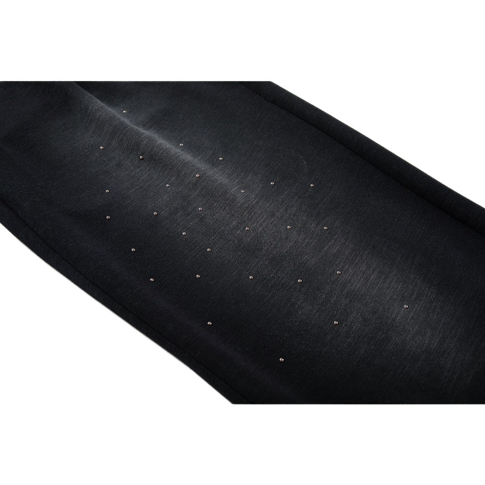 Rhinestone Gradient Washed Sweatpants - Thrashink