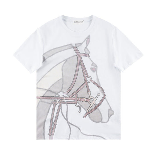 Rhinestone Horse T-Shirt - Thrashink