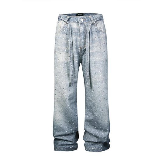 Rhinestone Rodeo Jeans - Thrashink