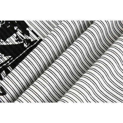 Rocker Print Stripe Shirt - Thrashink